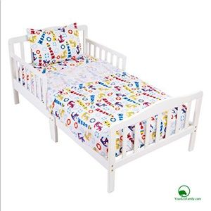 100% Certified Organic Cotton Toddler Bedding Set